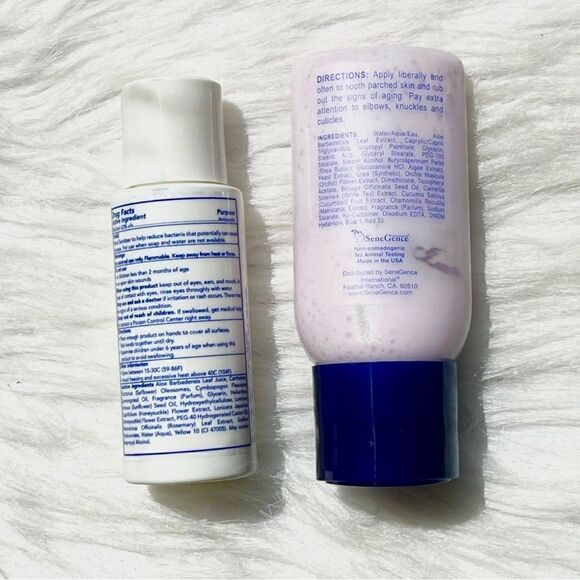 SeneDerm Hand Cream and Sanitizer Bundle, New and Unused, Vegan and Cruelty Free - Picture 2 of 4